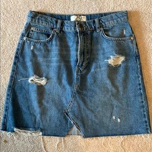 Free People Denim Skirt
